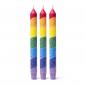 Preview: Regenbogenkerzen ohne Geruch