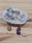 Preview: Geode/Druse Quarz mit einer schönen Schalenform und schönen Spitzen