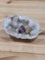 Preview: Geode/Druse Quarz mit einer schönen Schalenform und schönen Spitzen