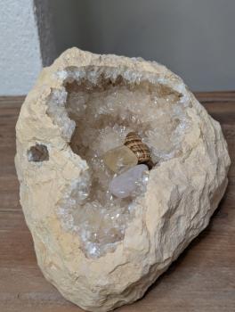 Preview: CALCIT Druse wundervolle Schale