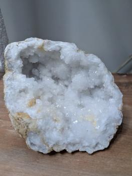 Druse/Geode Quarz große Reinigungsdruse mit starken Spitzen