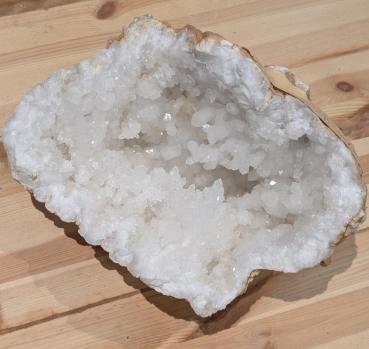 Druse/Geode Quarz groß und stark, gut zum Reinigen,wunderschön