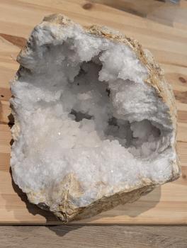 Druse/Geode Quarz sehr große Reinigungsdruse mit größeren Spitzen