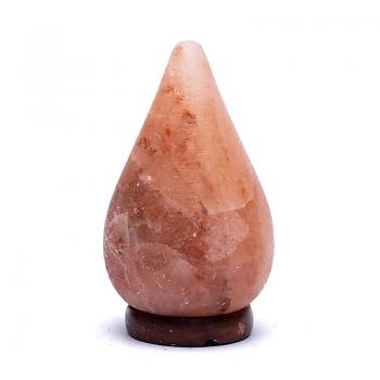 Salzlampe in Tropfenform, tolle Energie