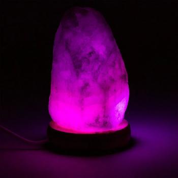 Salzlampe klein mit Farbwechsel. USB und Adapter