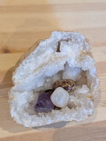 Geode/Druse klein aber stark, ganz besondere Form