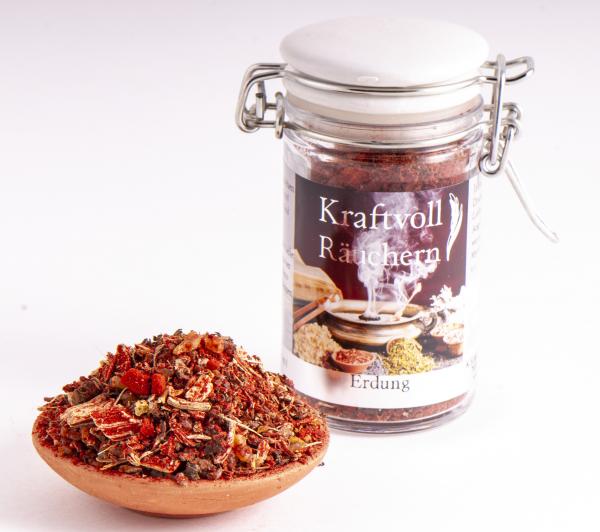 Kraftvoll Räuchern, Räuchermischung ERDUNG