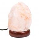 Salzlampe klein natürliche Form mit USB und Adapter