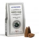 Ayurvedische Weißer Salbei Rückfluss Räucherkegel