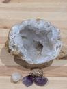 Druse/Geode Quarz mit kleinen und großen Spitzen