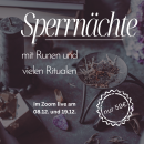 Sperrnächte Ritual Workshop Sperrnächte mit Runen